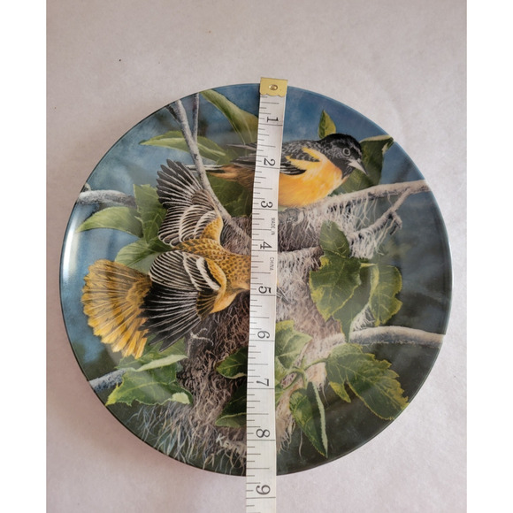 Vtg 1985 Knowles The Baltimore Oriole by Kevin Daniel Plate w/ COA & Box #18887C - Picture 3 of 16